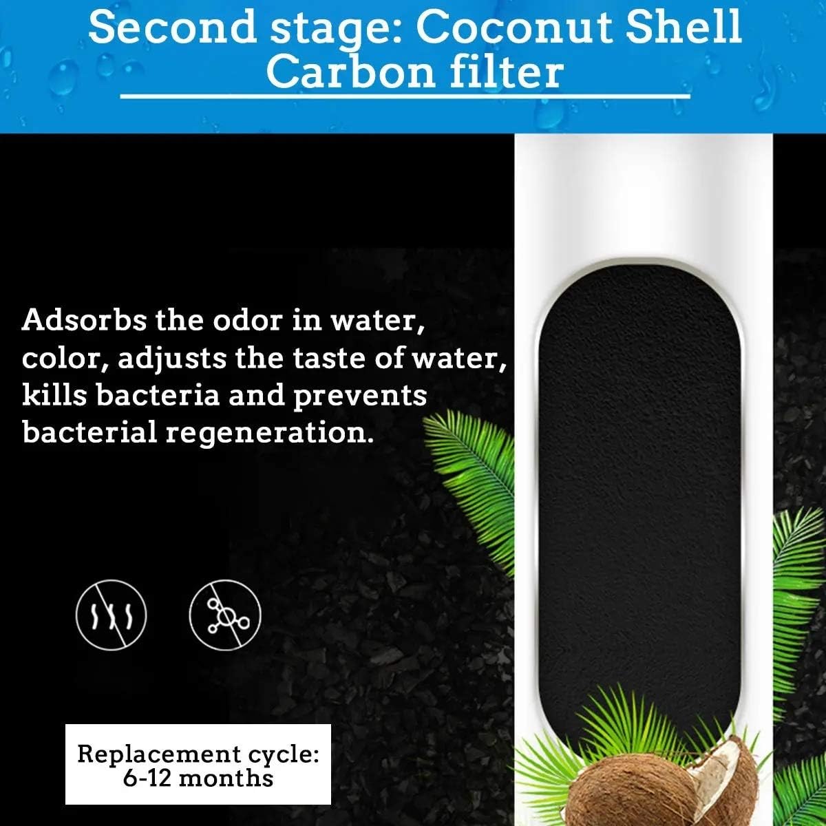 Water tap Faucet Faucet Water Filter Kitchen Replacement Water System Filter 5 Step Water Purifier Drinking Filter Taps