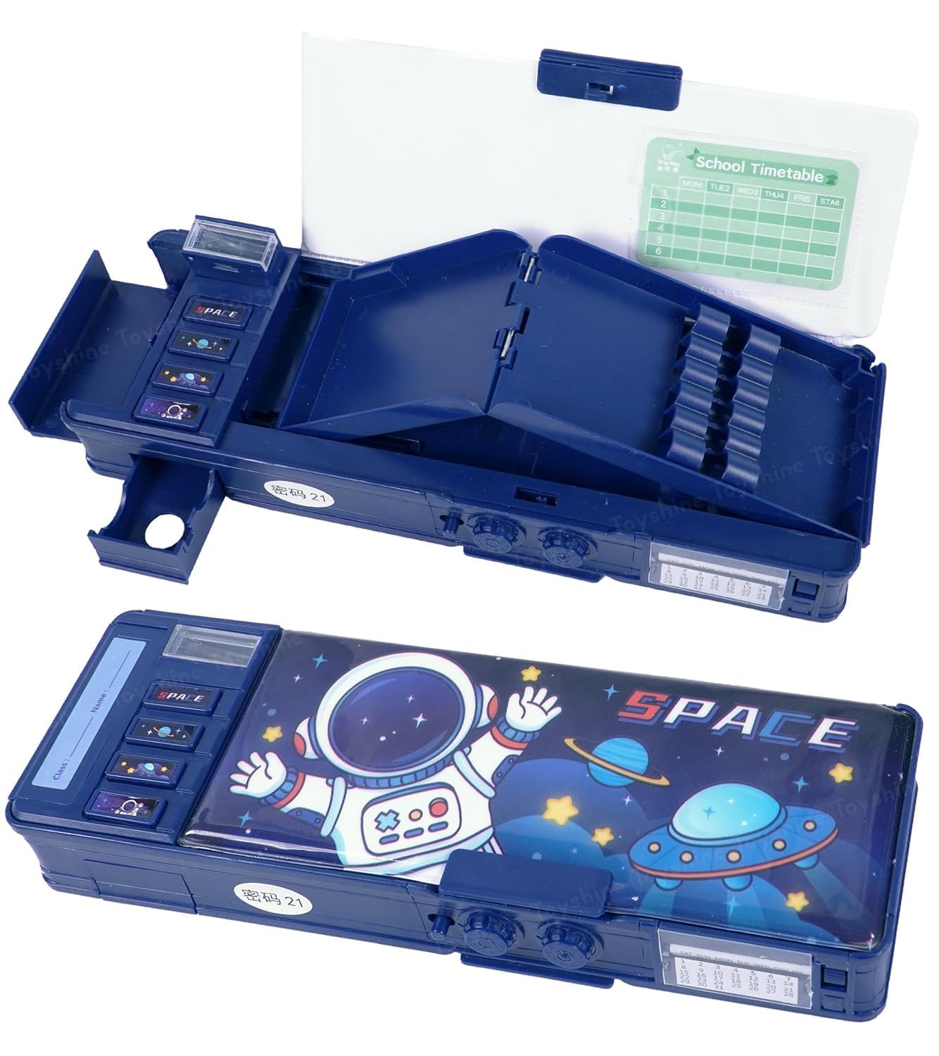 ARNIYAVALA Password lock multi-function tool box, double-layer large capacity Pen box, very suitable for students to use for learning (B0CV24YDXW) Amazon Price History, Amazon Price Tracker