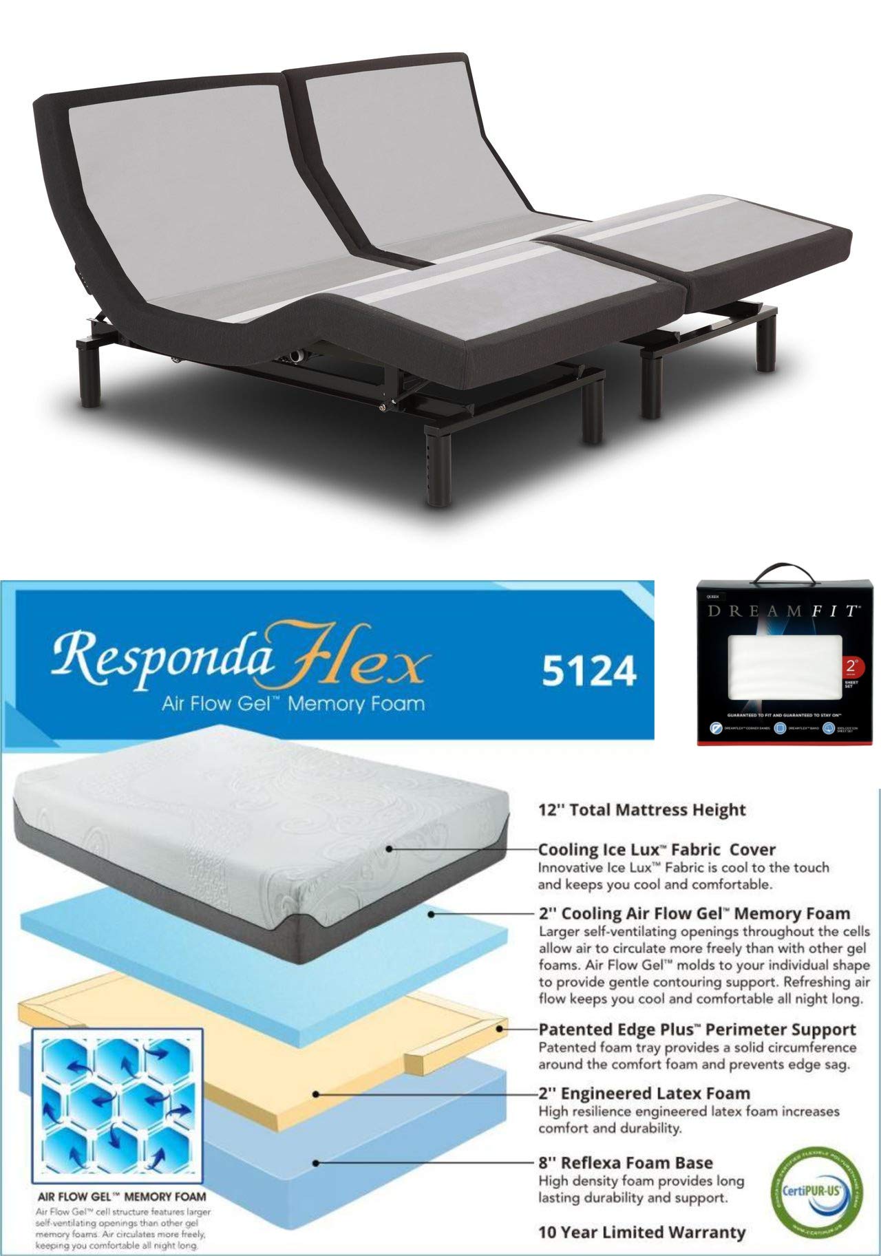 Buy Leggett & Platt Prodigy 2.0 Adjustable Bed with Your Choice of Boyd