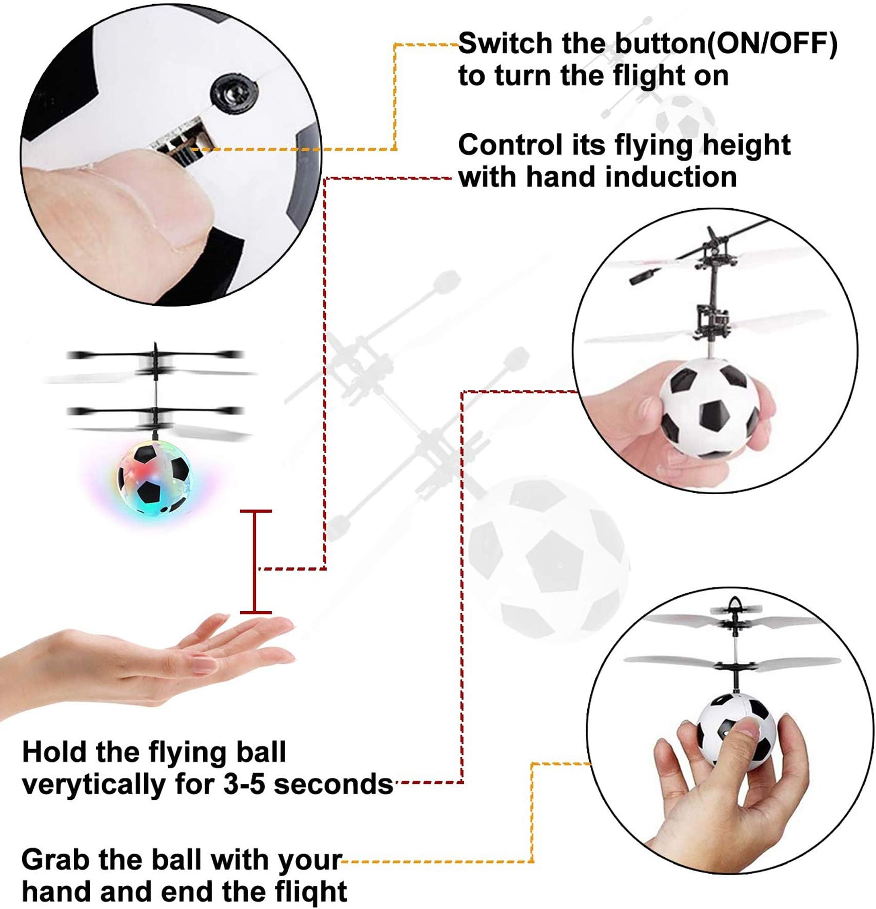 flying soccer ball drone