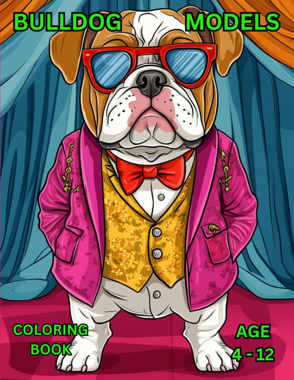Bulldog Models: Coloring Book (Color Bulldog Book Series)