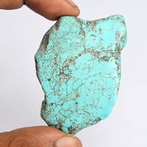Miniatura 4 de gemhub Piedra preciosa de cristal turquesa Piedra en bruto Espécimen Mineral Piedras de Cristal Losa 149.50 Ct Natural Real Turquesa, Gema, Arizona