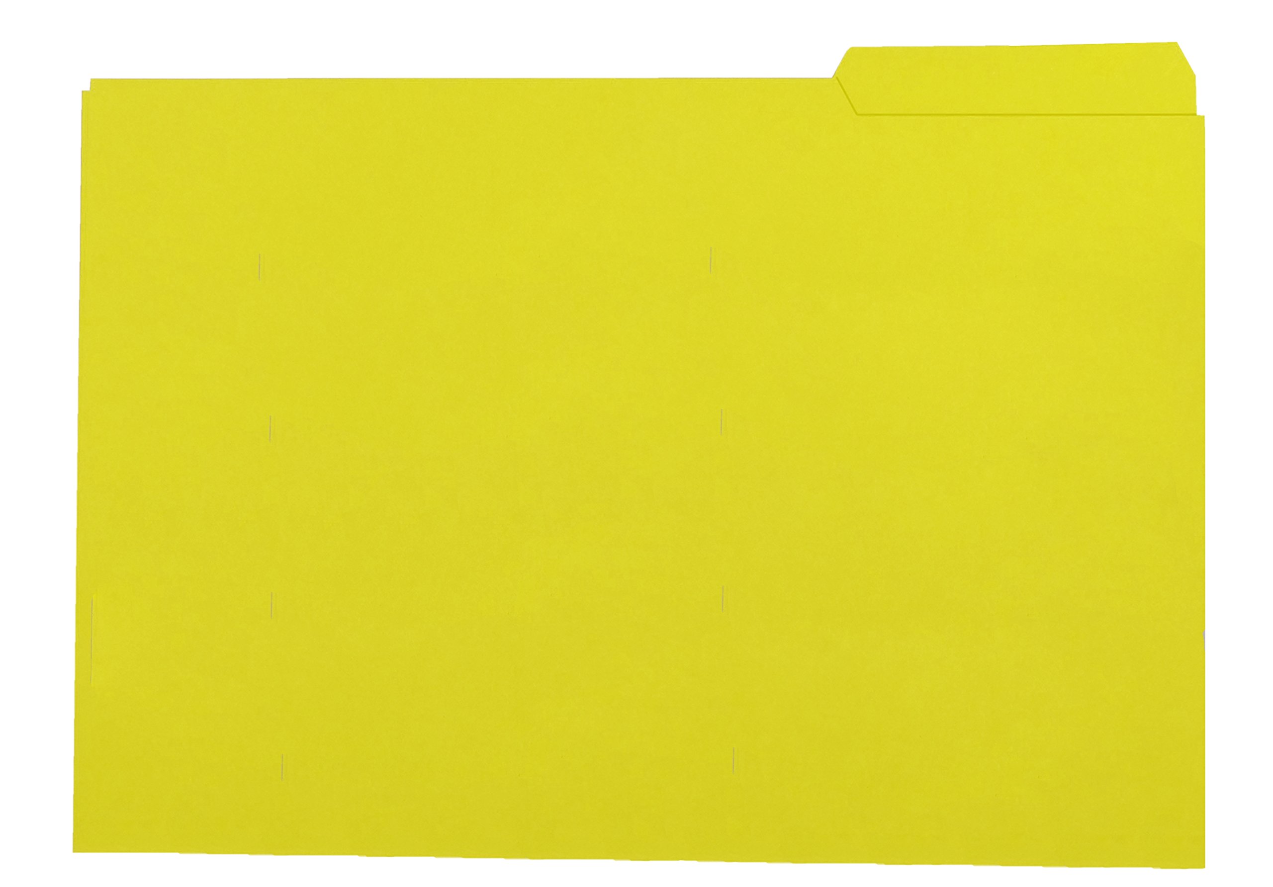 Elba Gio Right Tab Document Folders - Yellow (Pack of 50)