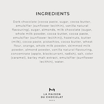 LA MAISON DU CHOCOLAT Pralines Gift Box | Gourmet Milk and Dark French Chocolate Gift Box (6 Pieces)