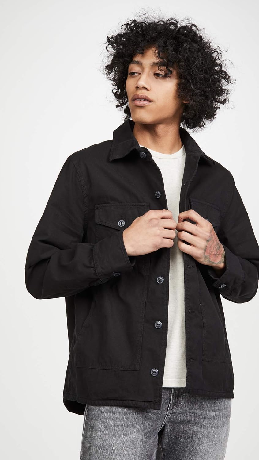 Save khaki shirt jacket Clearance
