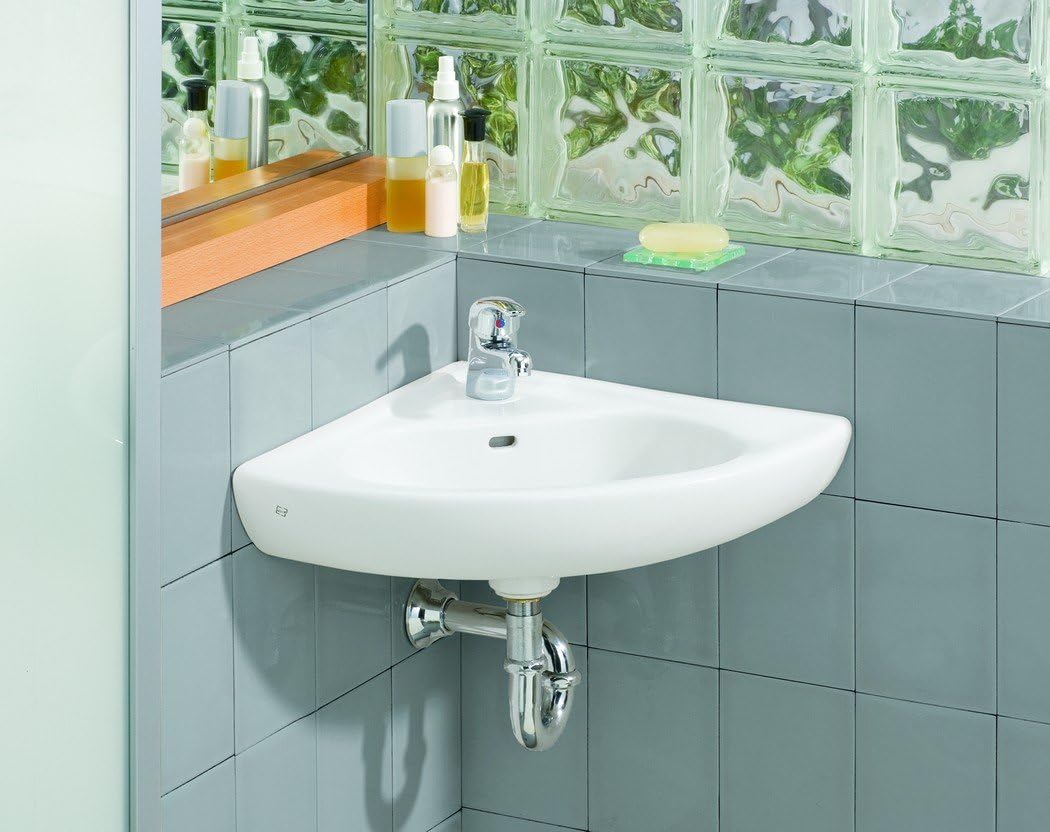 Cheviot Products Inc. Wall Mount Corner Sink, White