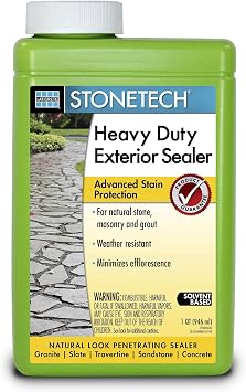 STONETECH Heavy Duty Exterior Sealer, 1-Quart 946mL, Bottle