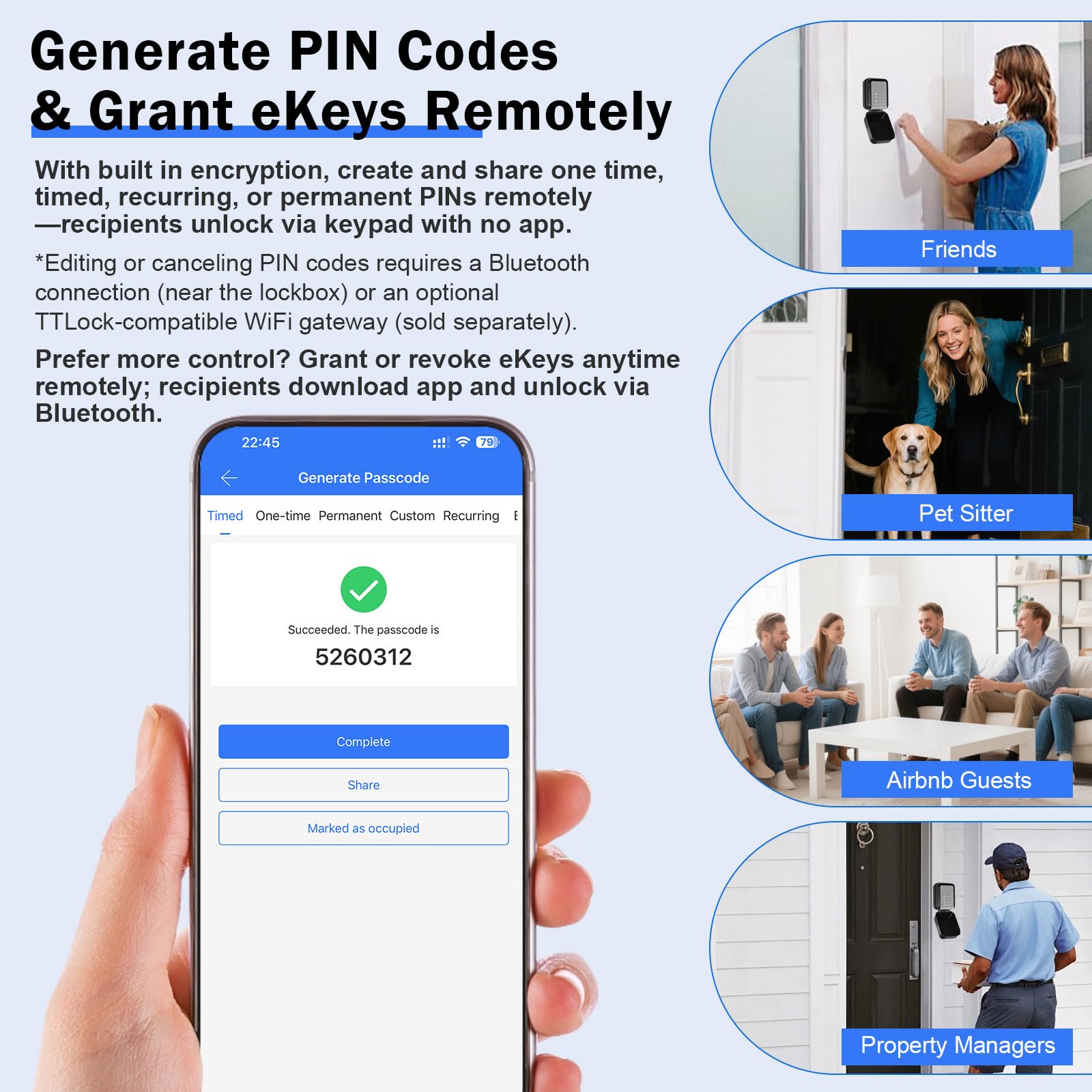 Smart Key Lock Box - Bluetooth & App Control -3 Smart Key Lock Box - Bluetooth & App Control -3
