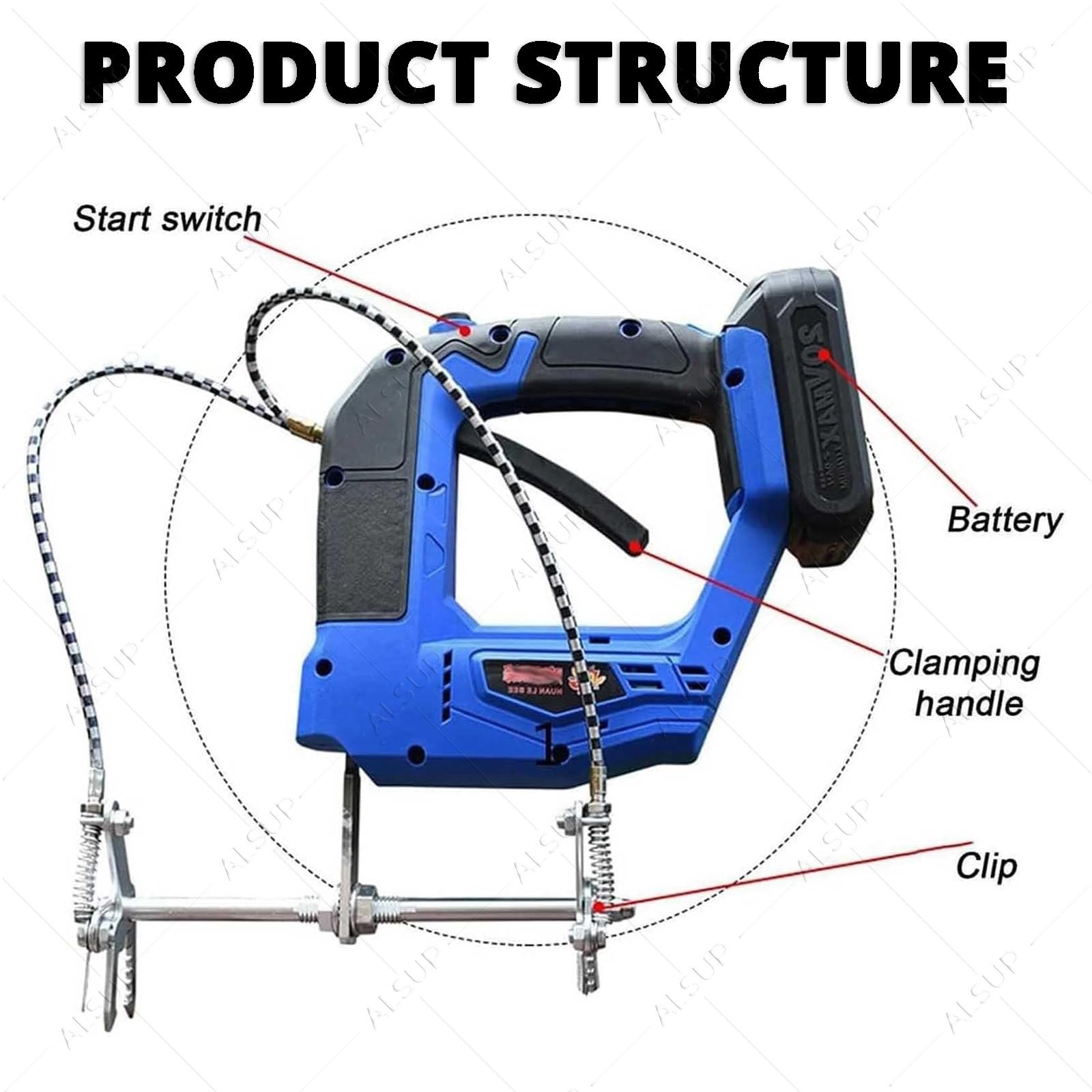 Beehive Frame Shaker, macchina commerciale per scuotere le api, senza fili, senza spazzole, strumento di rimozione delle api con caricatore per apiari e apicoltura