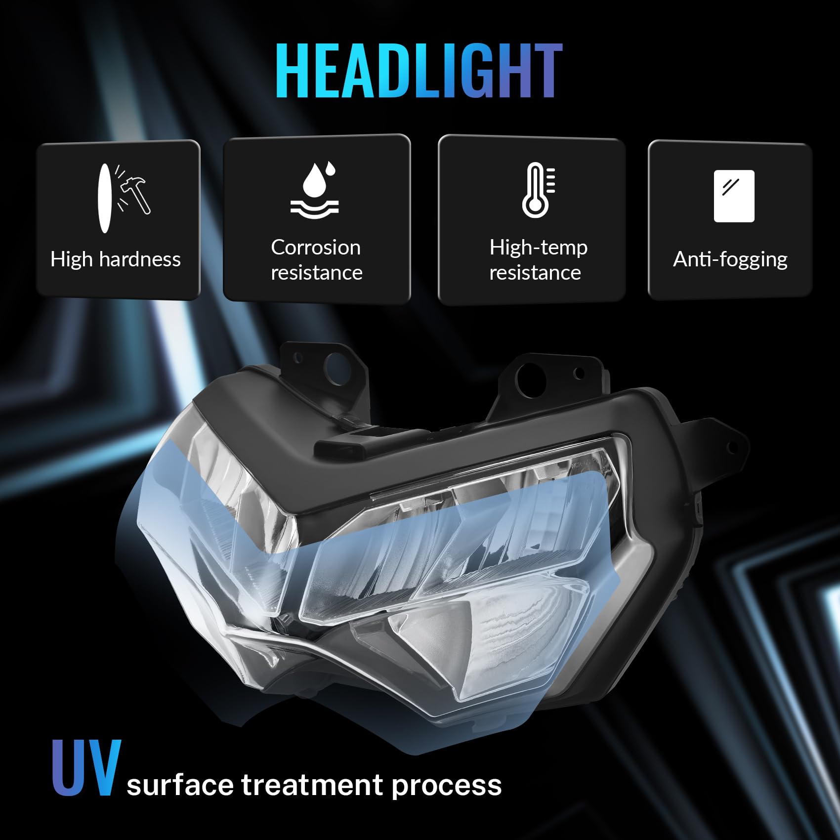Amazon.com: TCMT Front Headlight LED Assembly Fit For Kawasaki