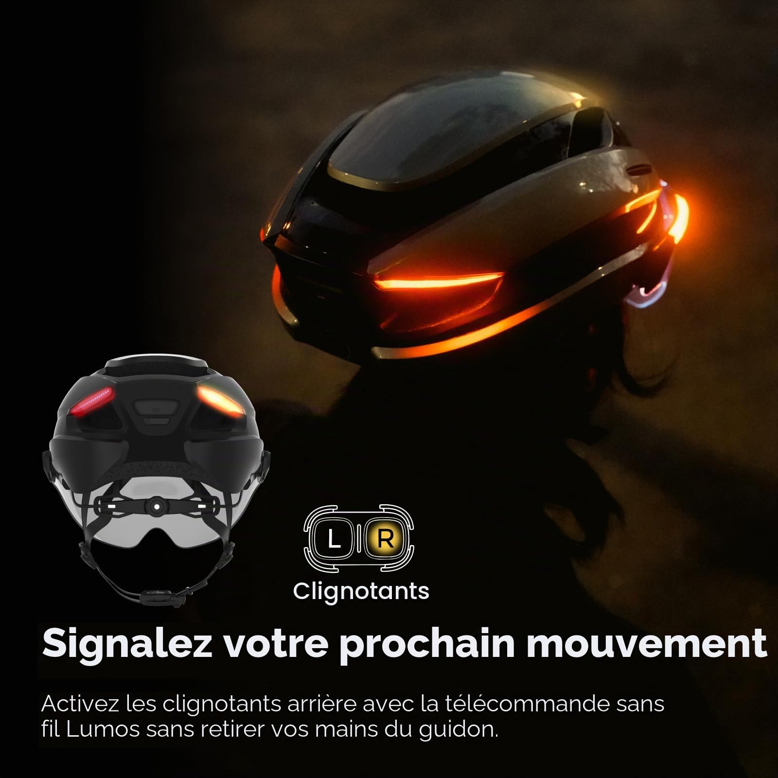 Lumos Ultra Casque de vélo électrique intelligent | Certifié NTA 8776 | Feux avant et arrière LED | Visière rétractable | Contrôle par application | Pour vélo électrique, scooter, cyclisme | Adultes,
