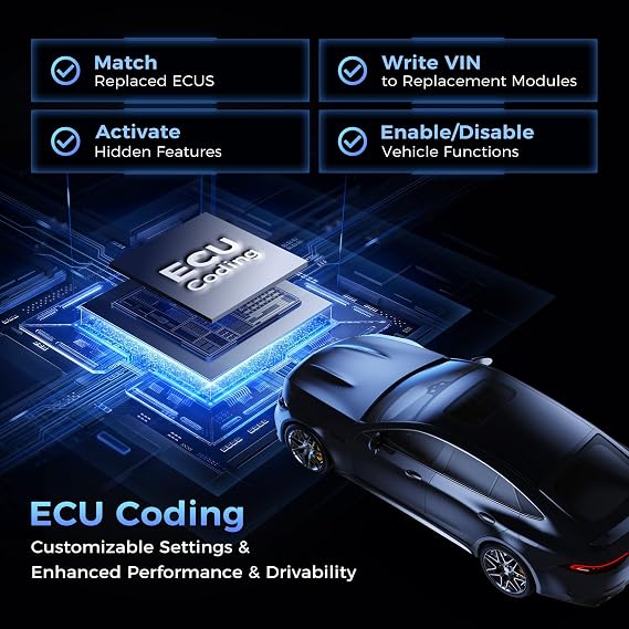 MUCAR X93 OBD2 Scanner,10.1 OE-Level Wireless Bidirectional Scan Tool with ECU Coding & Topology Map,4000+ Active Tests,41+ Reset,All System Diagnostics,FCA/CAN FD/DoIP,V.A.G Guided,2 Yrs Free Update