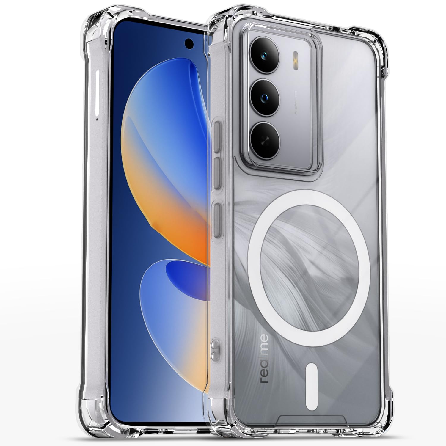 Pikkme Back Cover for Realme C71 Mag-Safe Shockproof PC + TPU