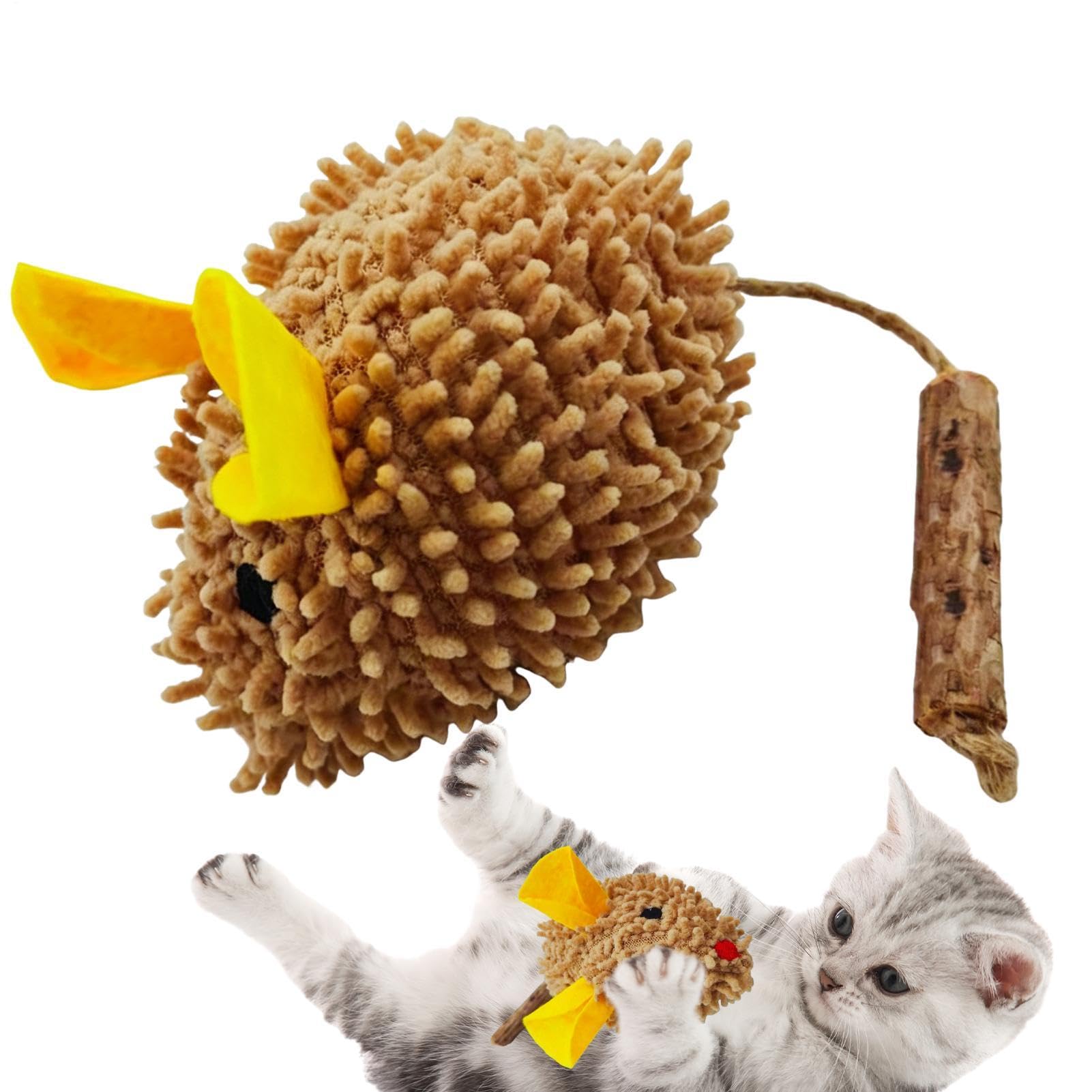 Juguetes interactivos para gatos que viven en apartamentos pequeños