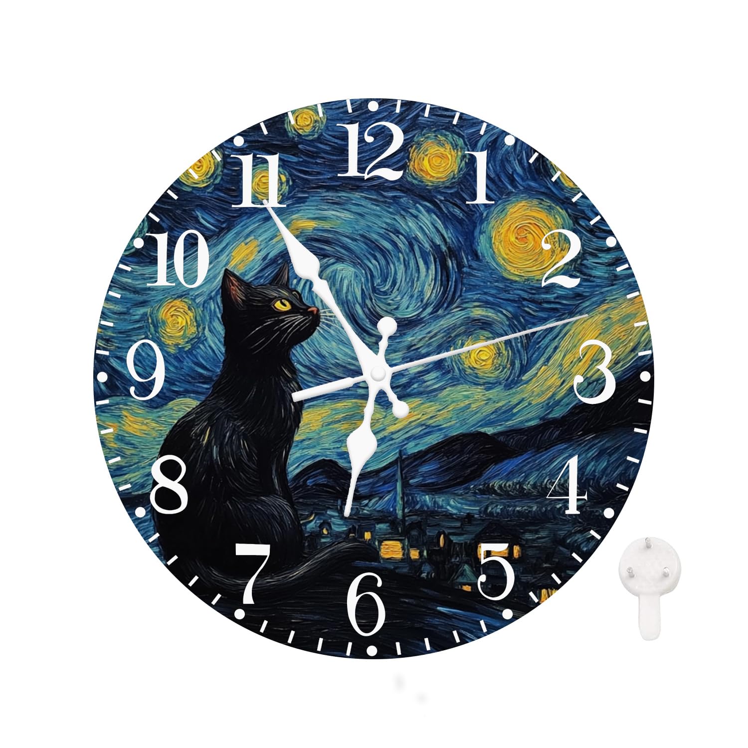 Horloge murale silencieuse sans tic-tac pour retrouver le sommeil dans la chambre