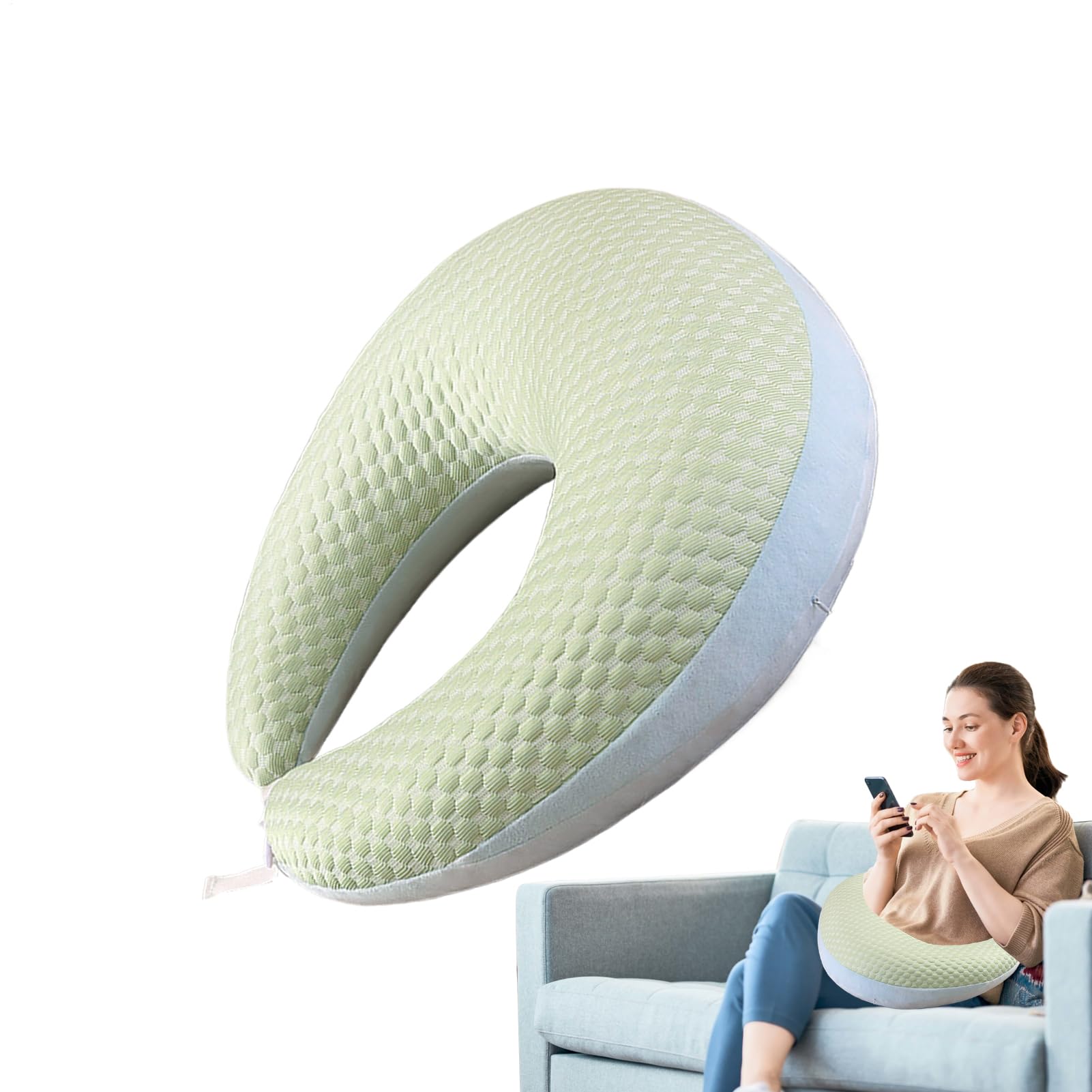 Coussin de lit pour s'asseoir et lire au calme le soir