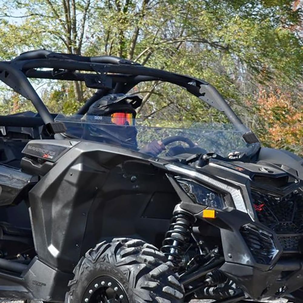 Half Windshield PMMA Easy Installation Fit For Can-Am Maverick X3 XRS XDS Turbo R Max 2017-2025 Scratch Resistant