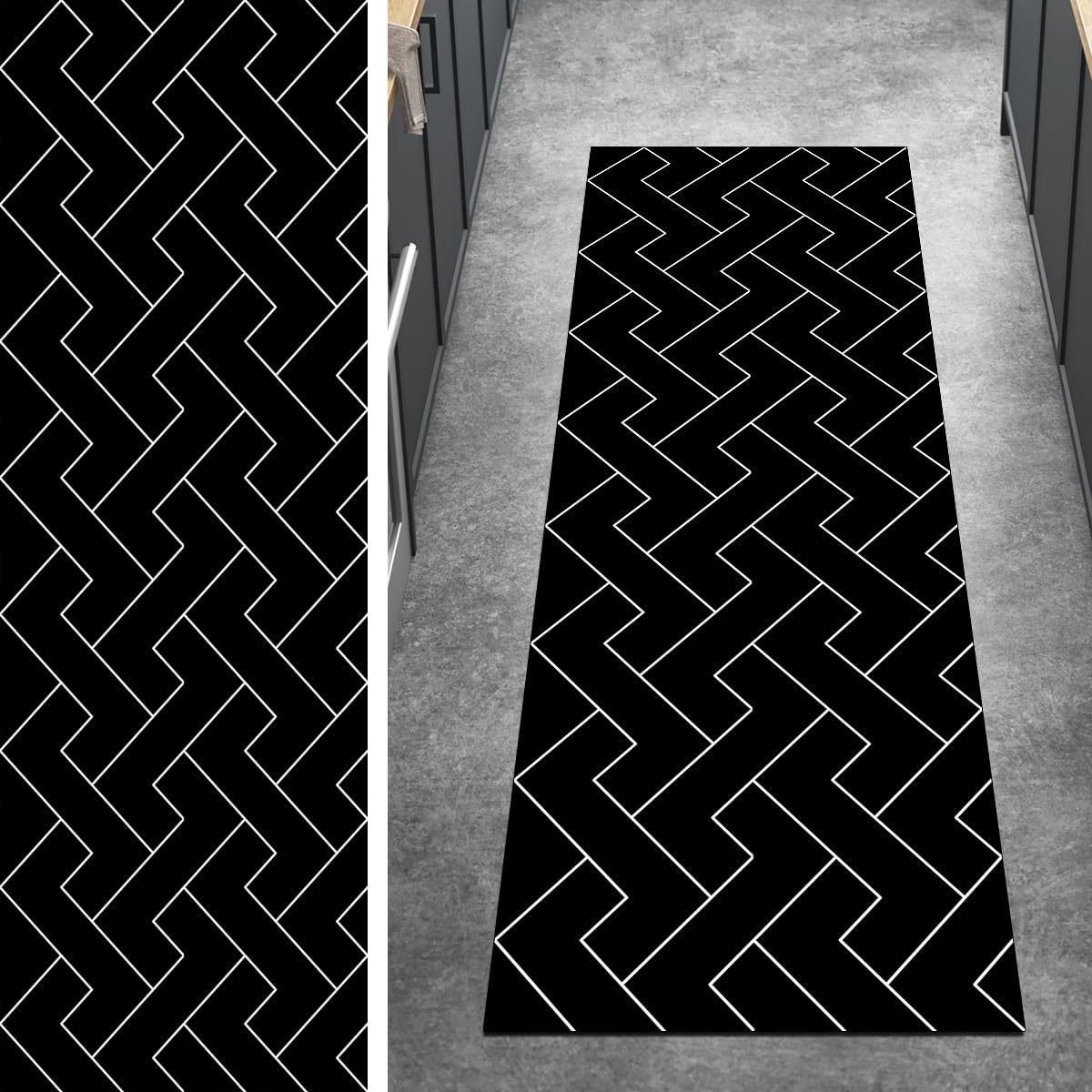 Alfombra de pasillo antideslizante de 100 x 550 cm que no se mueve al pisar