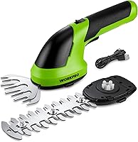 WORKPRO 2-in-1 Cordless Grass Shear & Hedge Trimmer - 7.2V Lightweight Battery-Powered Shrub Cutter with Type-C Charging