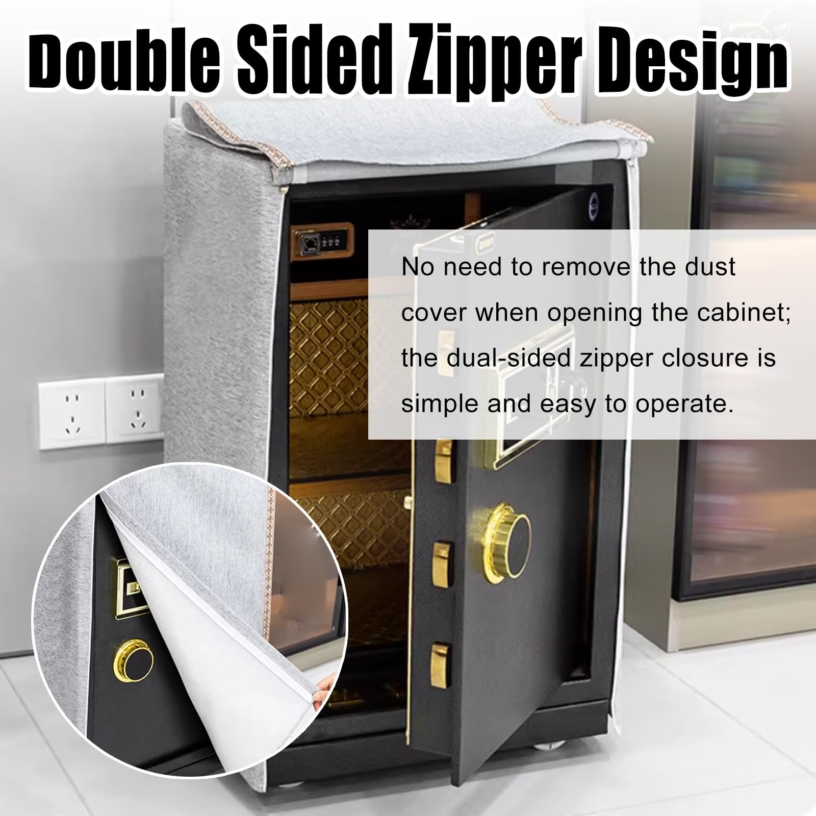 Washable Safe Box Cover Disguise for Valuables Storage, Home