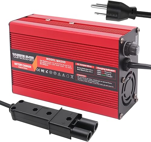 Cargador de batería de 48 voltios y 5 amperios para Yamaha Golf Cart Yamaha G19 G22 con enchufe de 2 pines