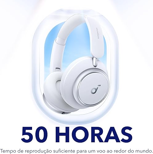 Vista 20 de Soundcore by Anker Space Q45 Auriculares adaptativos con cancelación de ruido activa, reducen el ruido hasta en un 98%, tiempo de reproducción de 50
