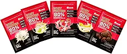 Combo - Whey Protein Concentrado 30g - 5 Sachês (Morango, Banana, Baunilha, Torta de Limão e Brigadeiro) - Growth