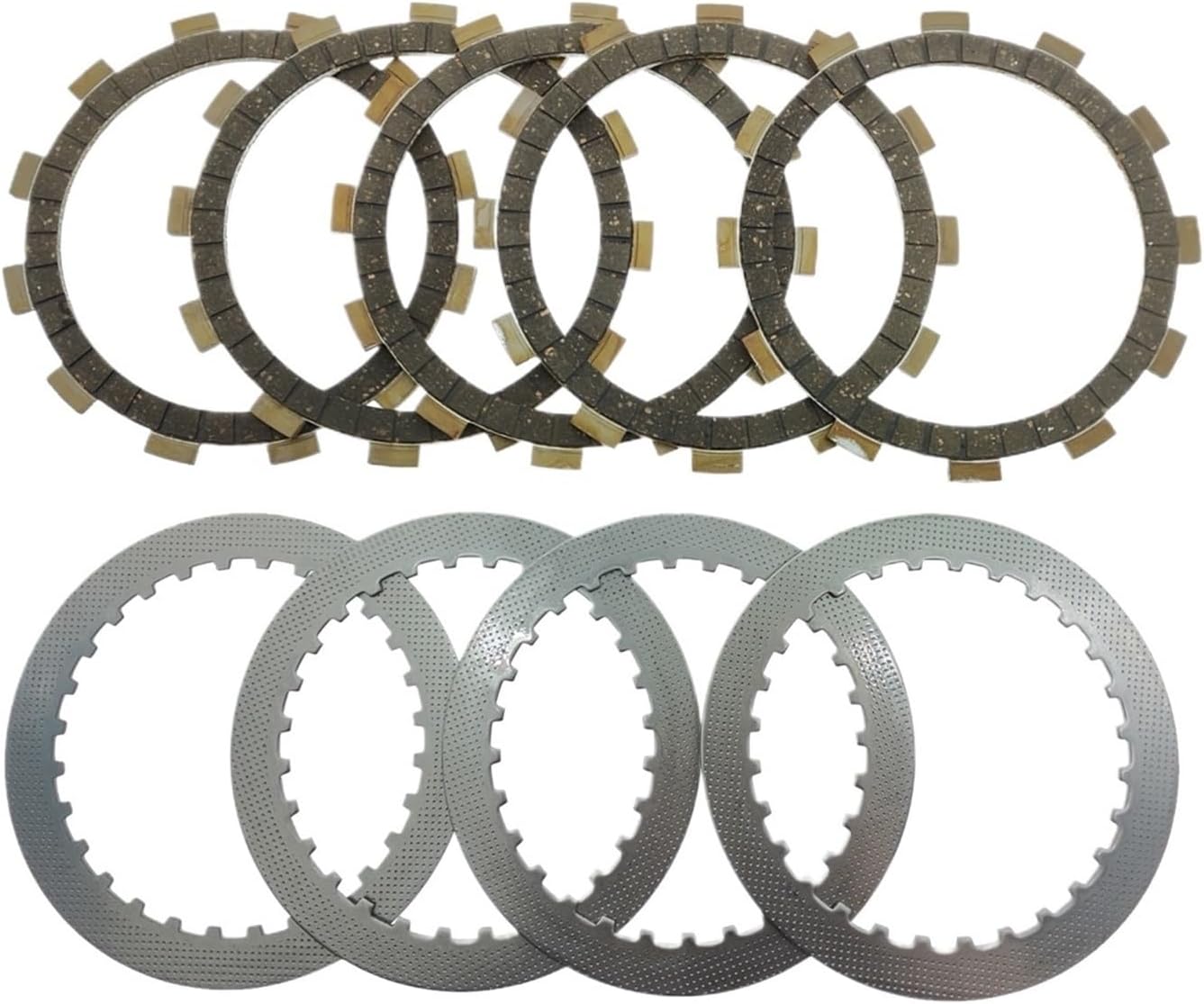 Compatible with 250 250S Clutch Friction Steel Plate(Friction Disc - 7pcs)