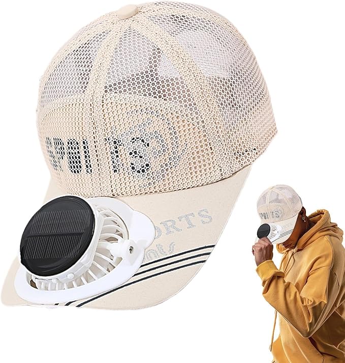 Amazon | ソーラーファン帽子 扇風機キャップ ファン付き サン