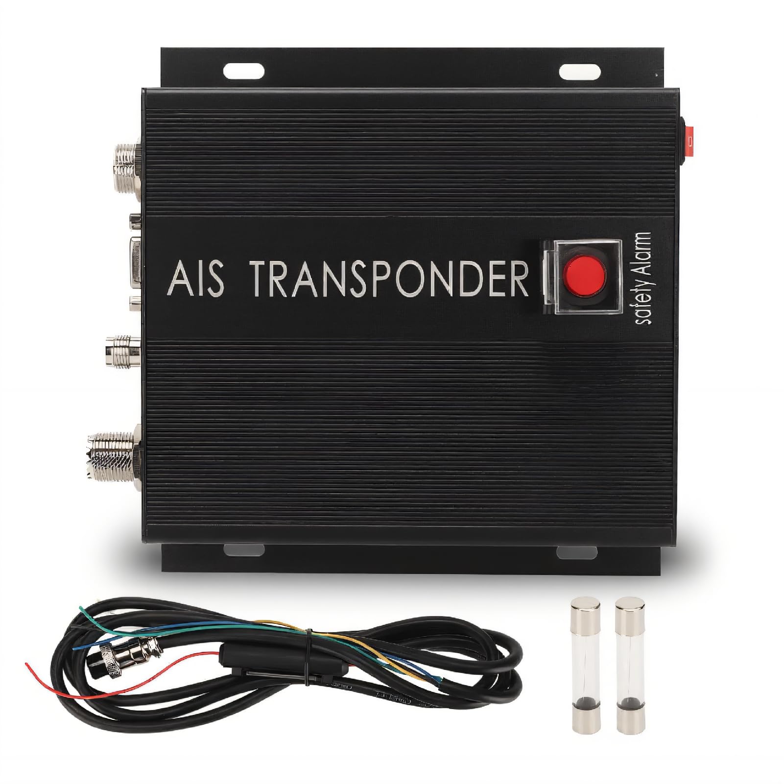 Ricetrasmettitore AIS, Ricezione DSC da 156,025 a 162,025 MHz Transponder Ricevitore AIS Marino a Doppio Canale con Ricevitore GPS, 3 modalità, Dotato di Pulsante di Sicurezza SOS