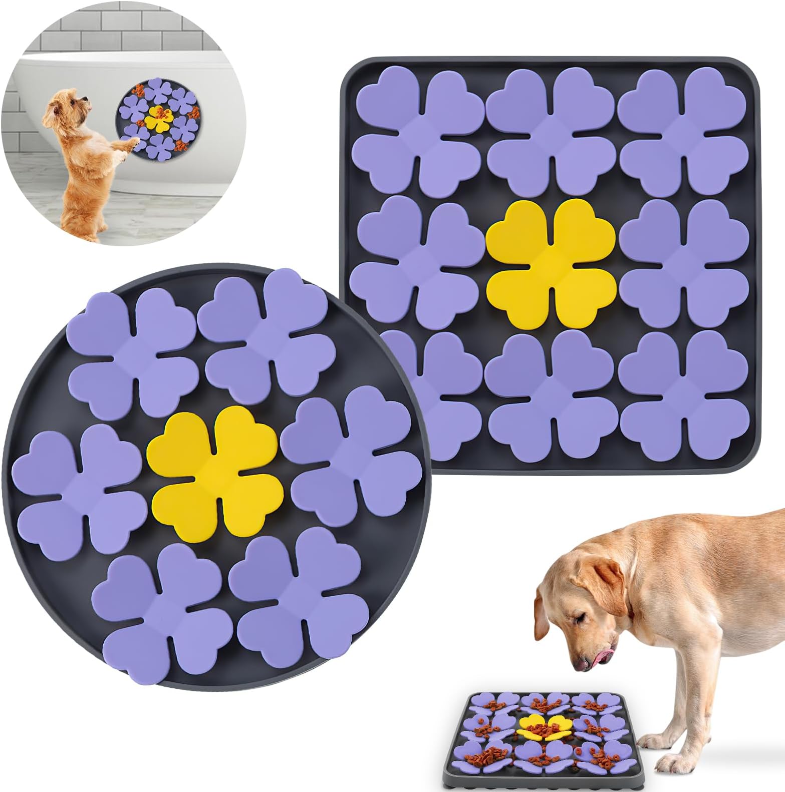 Dog Licking Treat Slow Feeder Snuffle Pet Calming Mat