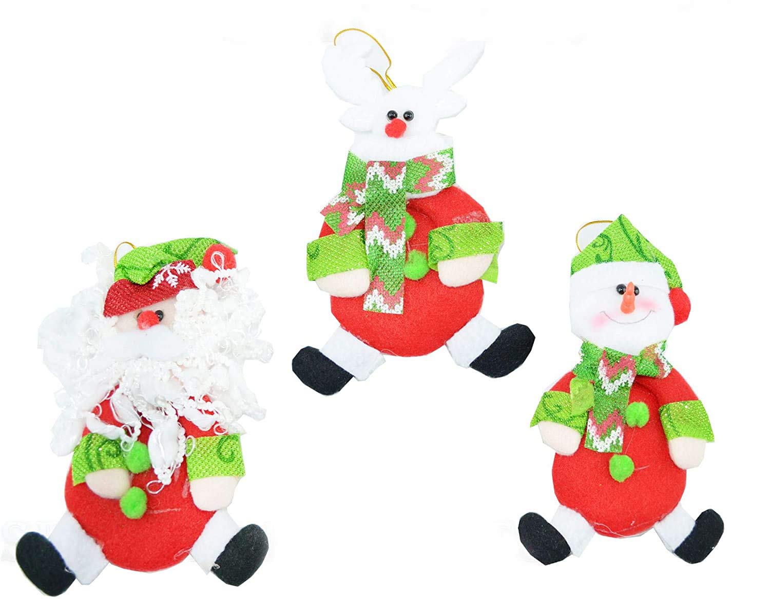 Shatchi - Teddy Ornament - 3 Pack