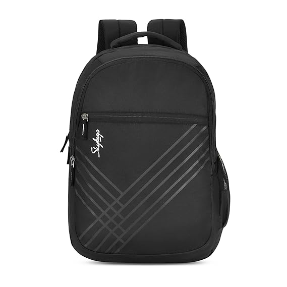 Skybags Polyester Solid New Arthur Laptop Backpack (H), 29 Lt Black