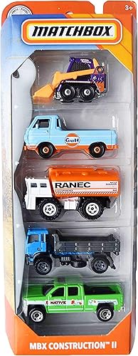 Matchbox Paquete de 5 MBX Construction II