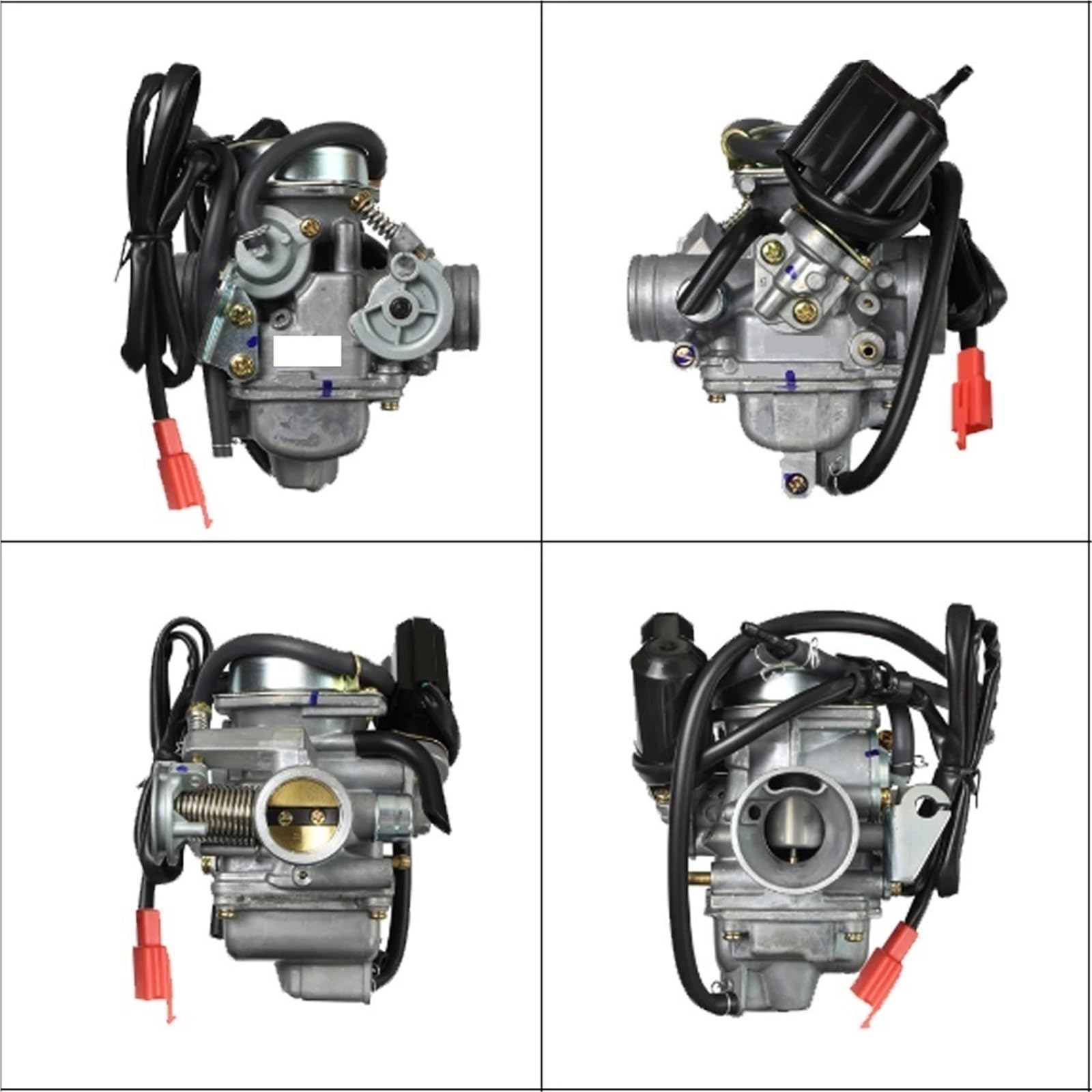 Carburador de moto Carburador de motocicleta PD24J para sistema combustible carburador GY6 125cc y 150cc accesorios para ATV Kart para Scooter Power Jet para piezas para Moto