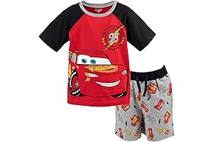 Disney McQueen Lightning Toddler Boys Graphic T-Shirt Light Blue