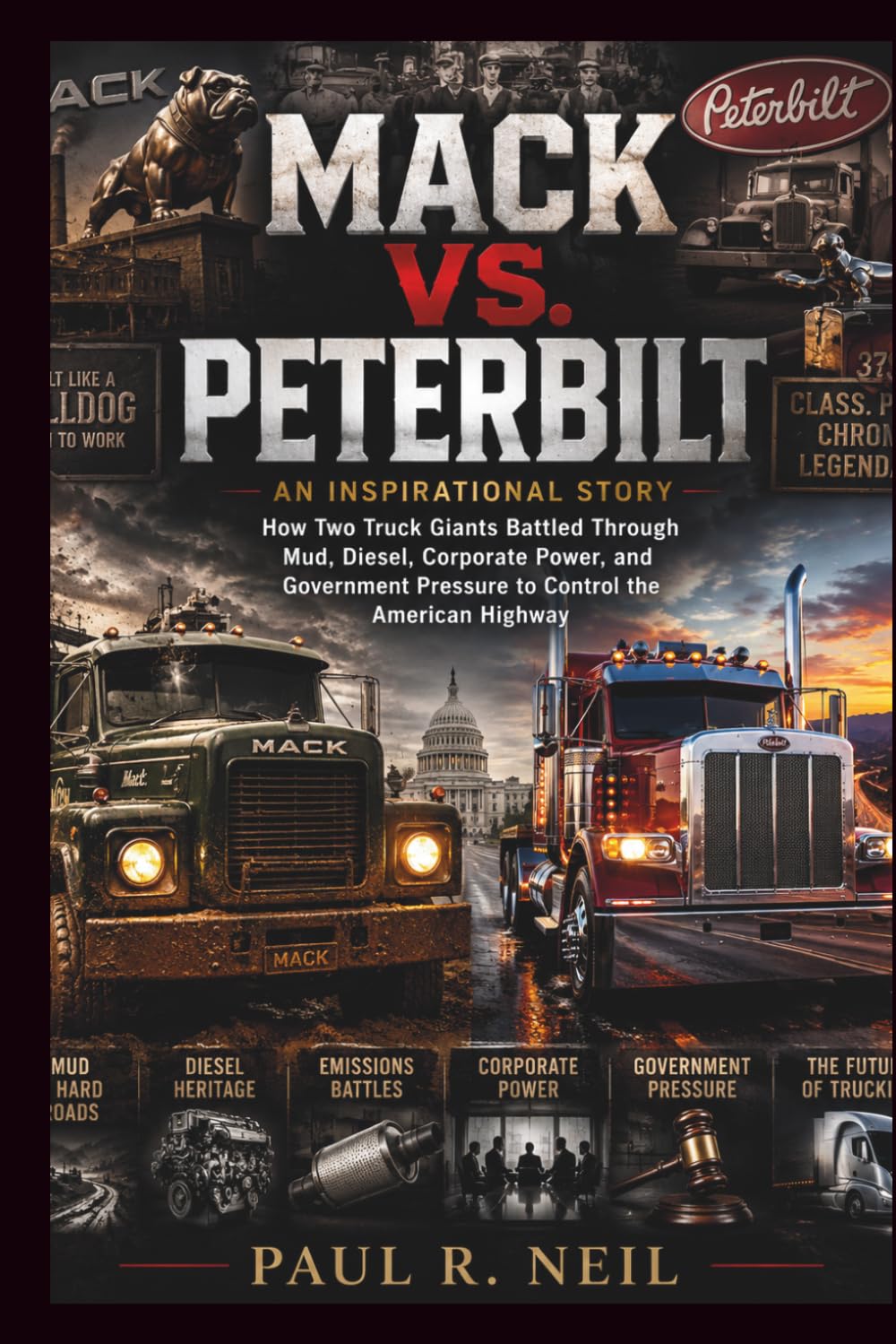 MACK VS. PETERBILT AN INSPIRATIONAL STORY: How Two Truck Giants Fought Through Mud, Diesel, Corporate Power, and Government Pressure to Control the ... Highway (some of the famous car collections)