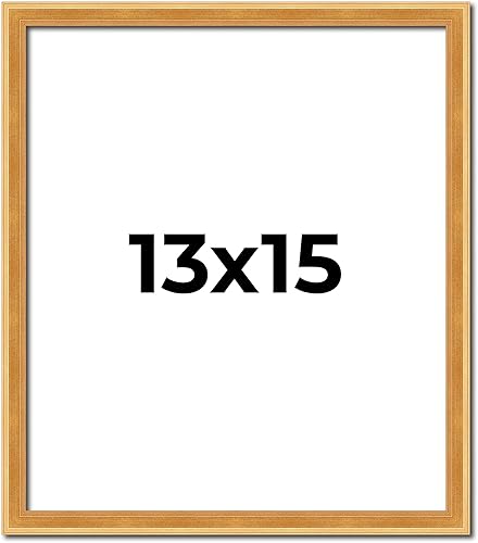 Miniatura 334 de Poster Palooza Portarretratos de madera maciza de 11 x 15 pulgadas, ancho de moldeo de 0.75 pulgadas, incluye plexiglás acrílico UV, respaldo