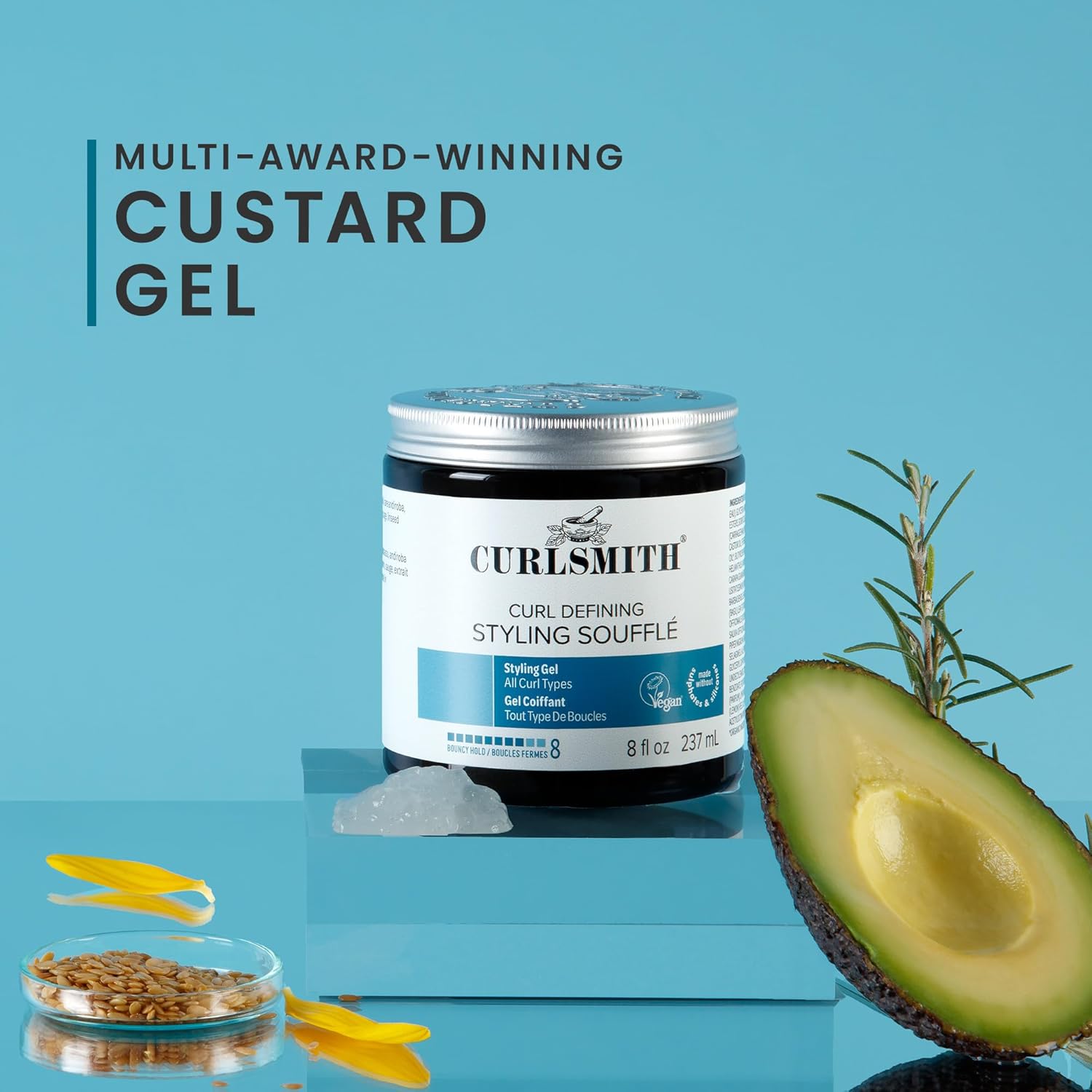 CURLSMITH - Curl Defining Styling Soufflé - Vegan Medium Hold Styling Gel - Image 7