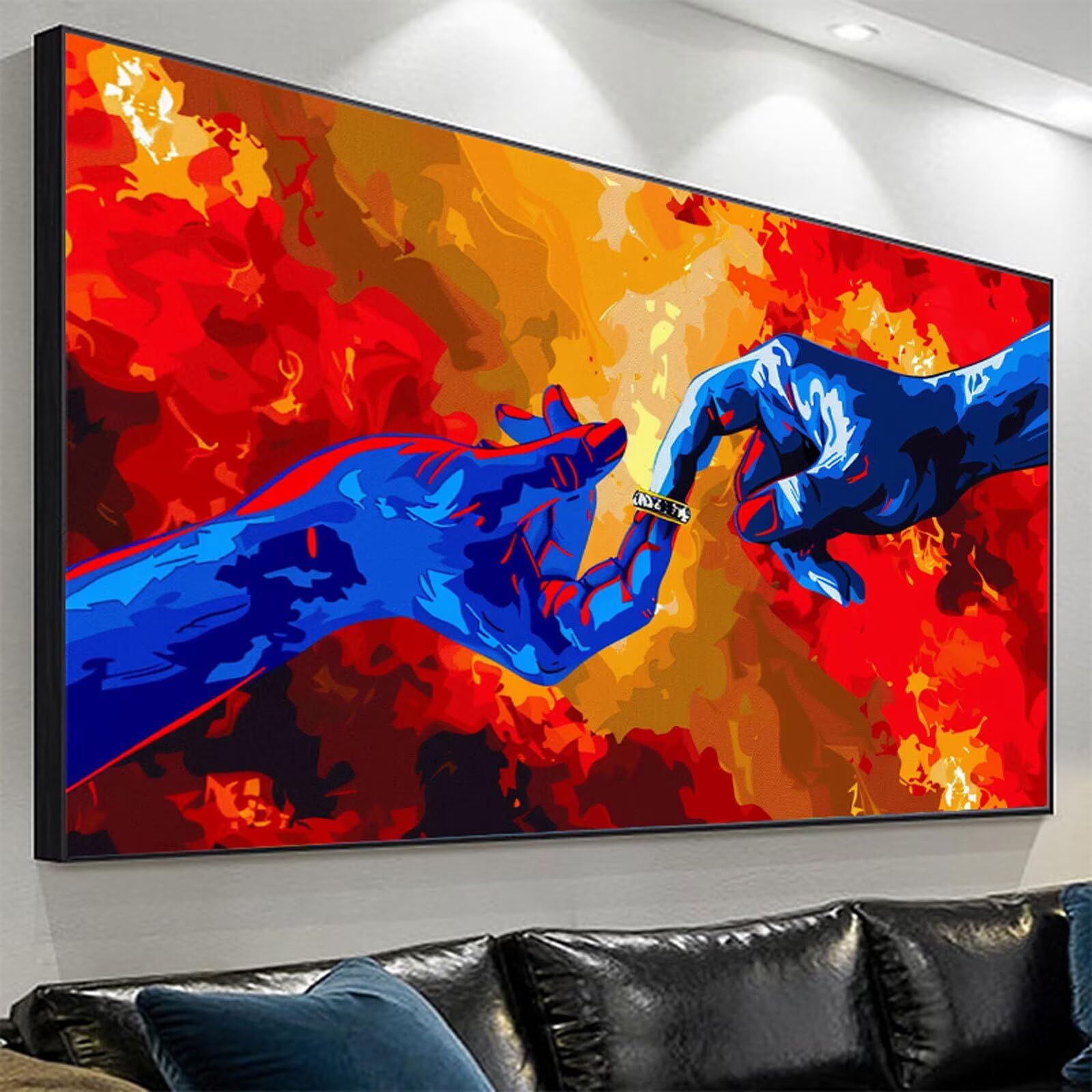 Kit de Pintura de Diamante 5D flor 70x140cm Diamond Painting DIY