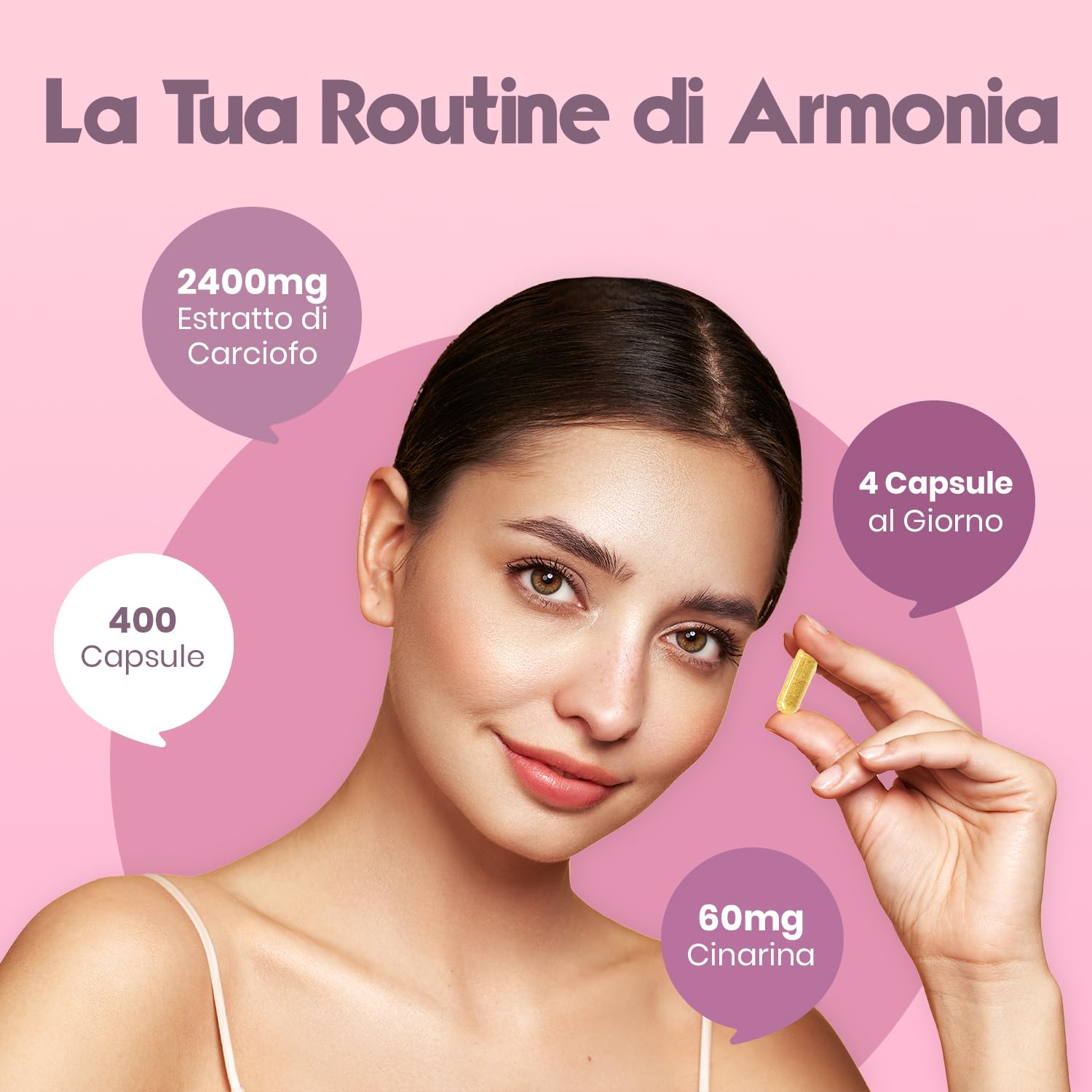 Estratto di Carciofo 2,5% Cinarina – 400 Capsule – 2.400 mg per Porzione Giornaliera – Vegano & Prodotto in Germania - Carciofo Integratore