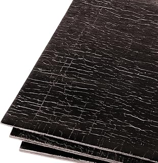 Ampere Audio VibraFlex 80 Car Sound Deadening Mat (15 Sheets) - 4.0mm High-Mass Anti-Vibration & Noise Reduction, Self-Adhesive, dB Drag Certified, Enhances Audio Bass & Clarity for a Quieter Ride