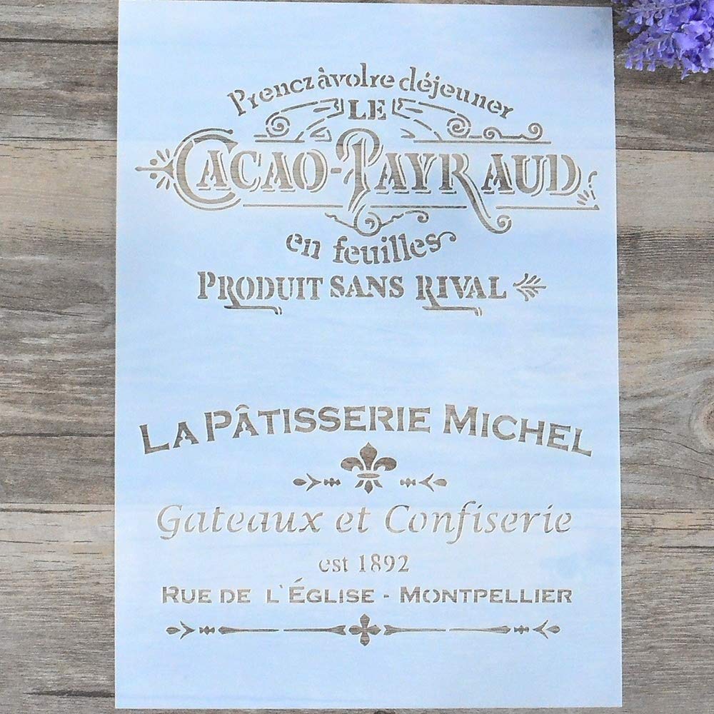SLGIFT DIY Decorative Stencil Template for Painting on Walls Furniture Crafts