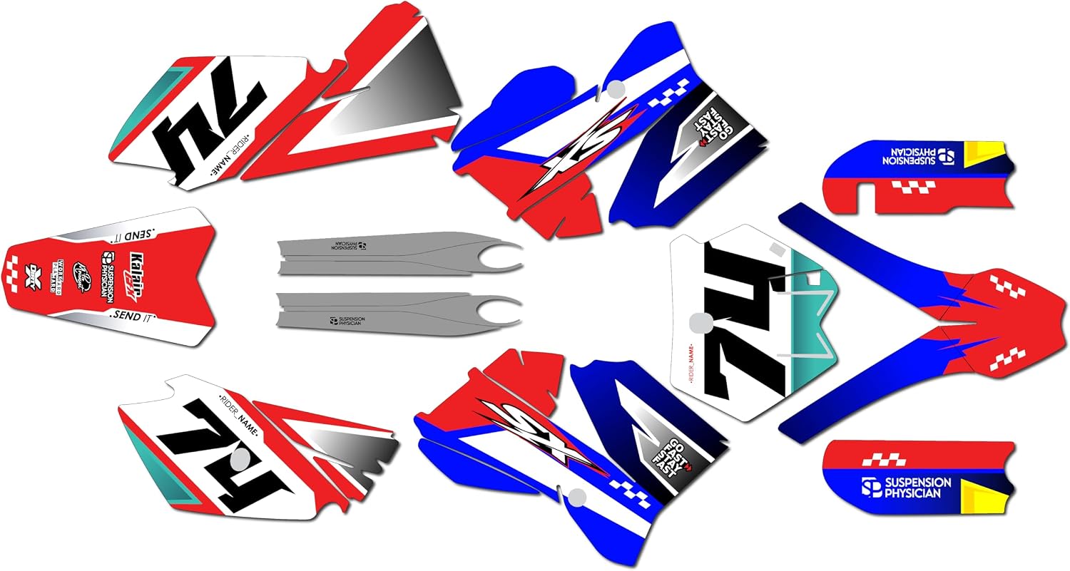 Graphics Kit for Ktm SX85 SX105 (2006-2012) PRESTIGE Series Teal 16 Mil - Dirt pit bike motorcycle stickers, dirtbike racing automotive decal motocross accessories no-plastics
