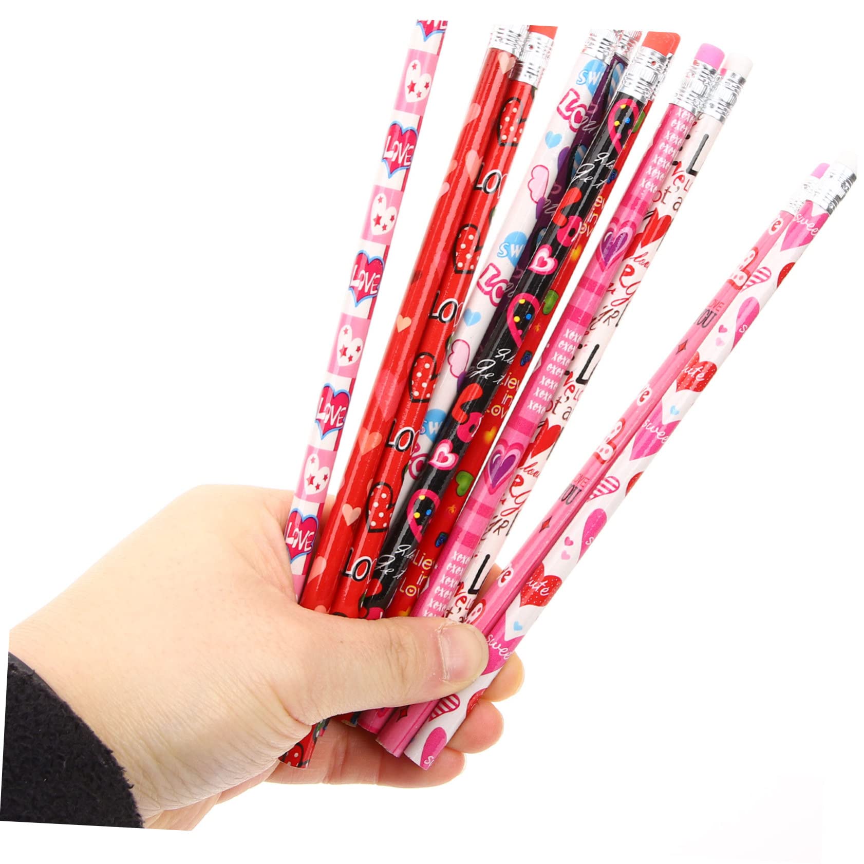 192pièces Crayons De Couleur Cartoon Crayons Effaçables Pour Garçon Fille Fournitures Scolaires Et Dessin Anniversaire Pour Et Bureau