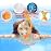 Gintenco Kids Snorkel Set, Diving Mask for Children as Unisex Kids Swimming Goggles, Anti-Fog Diving Mask and Dry Top Snorkel Combo Set for Junior and Youth