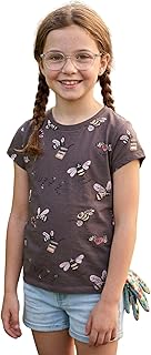 Stories.Label Girl Cotton Printed T-Shirts in Half Sleeves Regular Fit, Soft Durable Fabric, No Shrinkage, Long Lasting Pr... Price In India