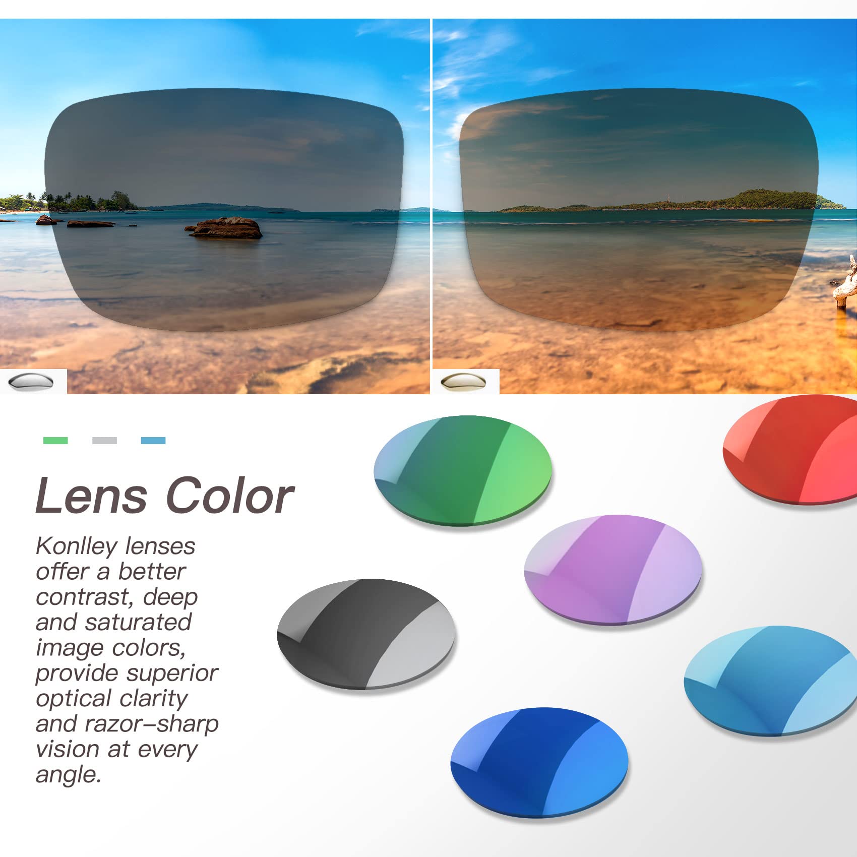 Lentes de sol polarizados flotantes, lentes de sol para deportes acuáticos para hombres y mujeres