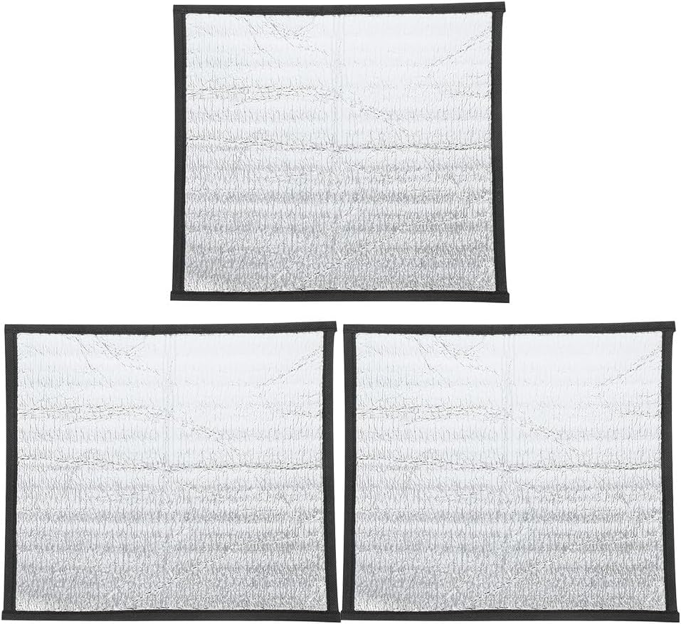 Yardwe 3pcs Reptile Heating Pad: Reptile Heat Mat with Reflective Film - Insulation Mat for Snakes Lizards Turtles Tanks - Terrariums and Pet Winter Heating Use