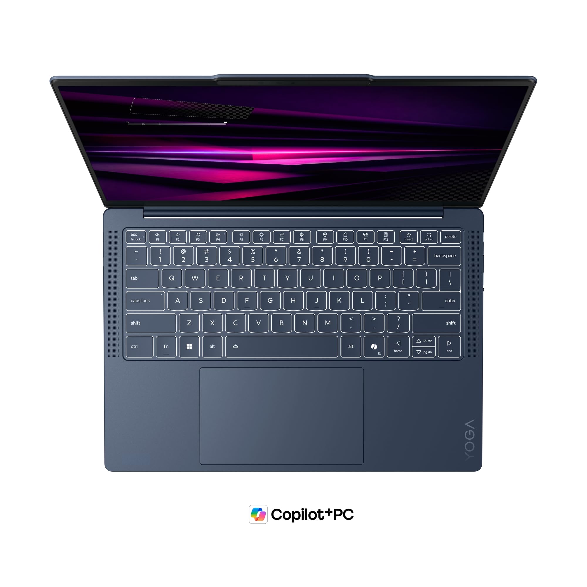 Lenovo Yoga Slim 7X Laptop | 14" WUXGA OLED Display | Snapdragon X2 Plus X2P-42-100 | 16GB RAM | 1TB SSD | Qualcomm Adreno Grafik | Windows 11 | QWERTZ | Cosmic Blau | 3 Monate Premium Care